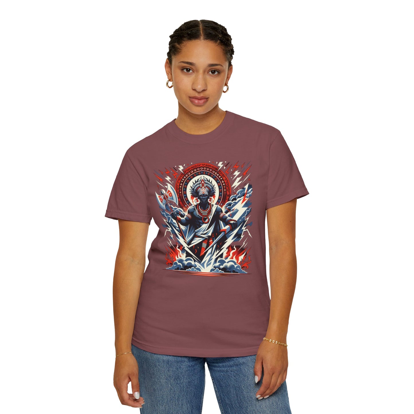 Sango: Yoruba God of Thunder and Lightning T-Shirt