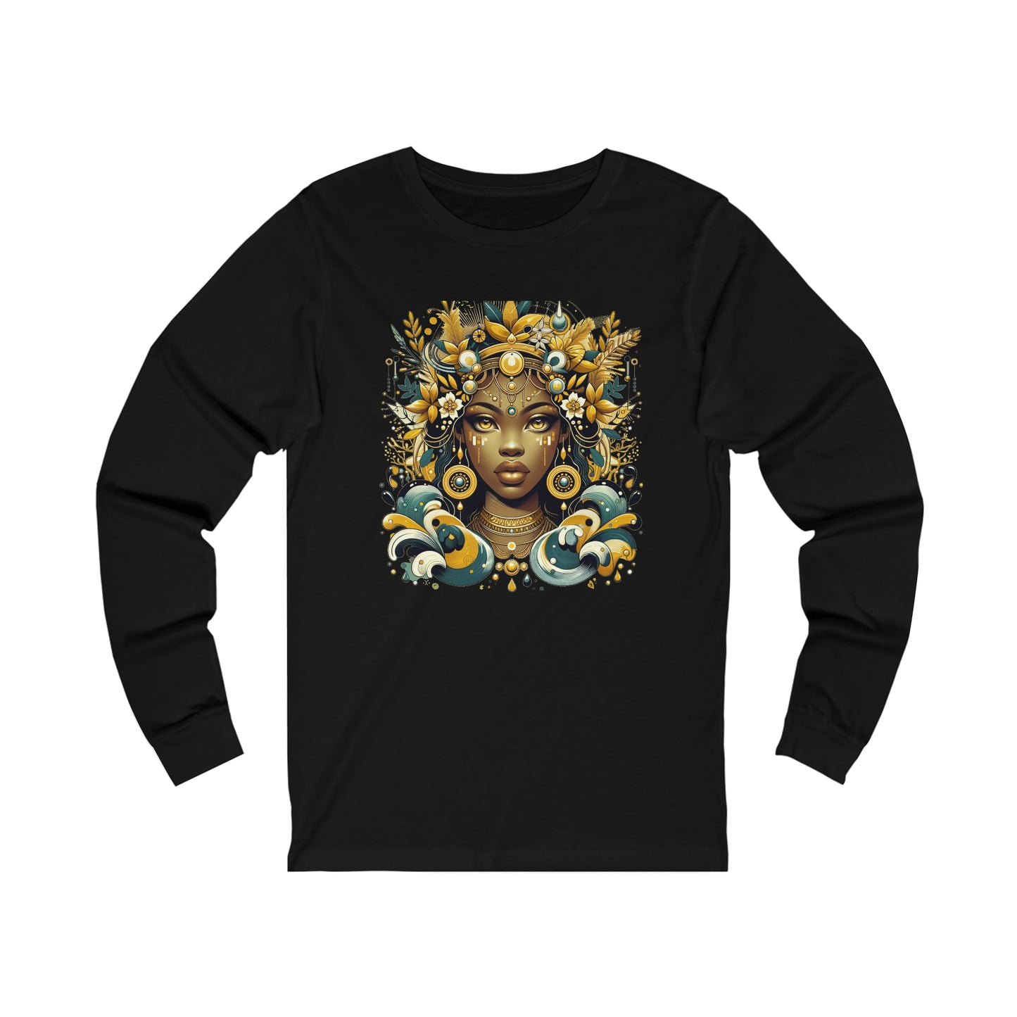 Oshun: Yoruba Goddess of Love Long Sleeve Tee