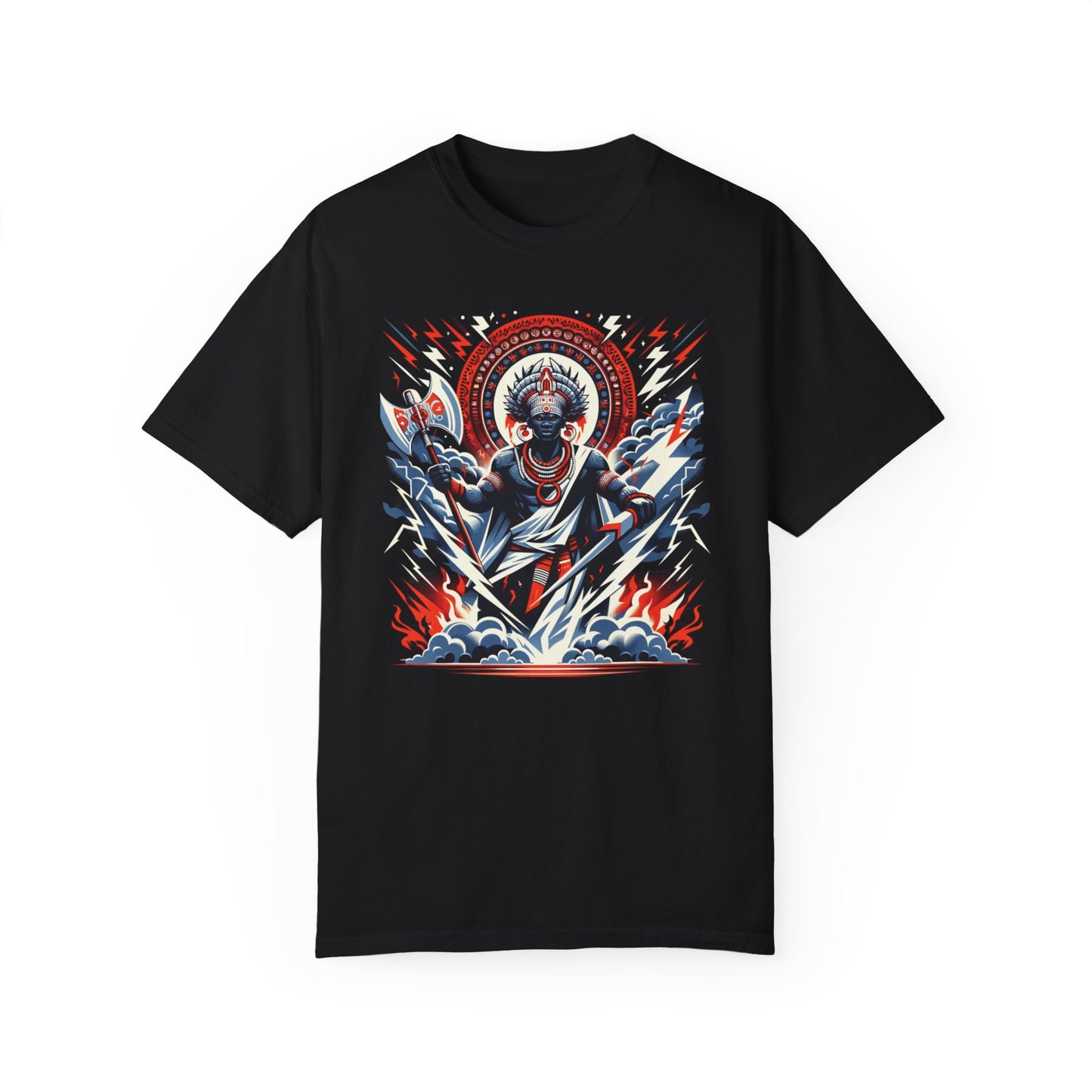 Sango: Yoruba God of Thunder and Lightning T-Shirt