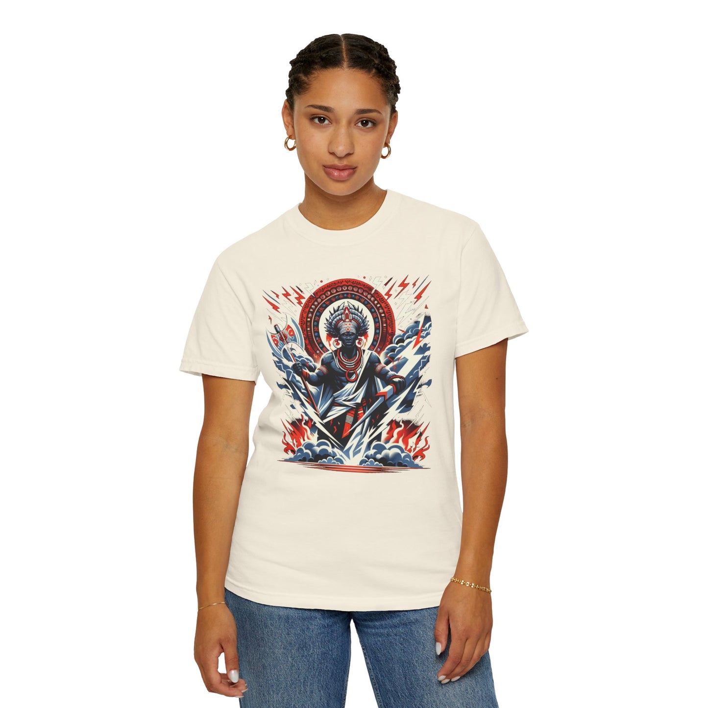 Sango: Yoruba God of Thunder and Lightning T-Shirt