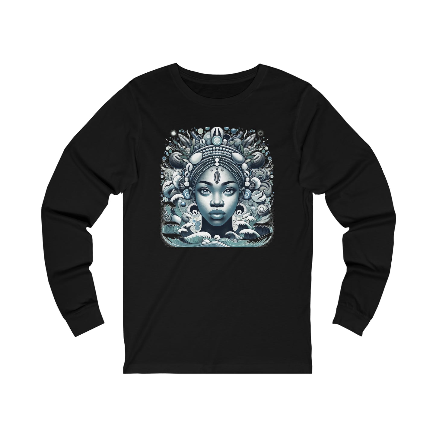 Yemoja: Yoruba Mother Orisha Long Sleeve Tee