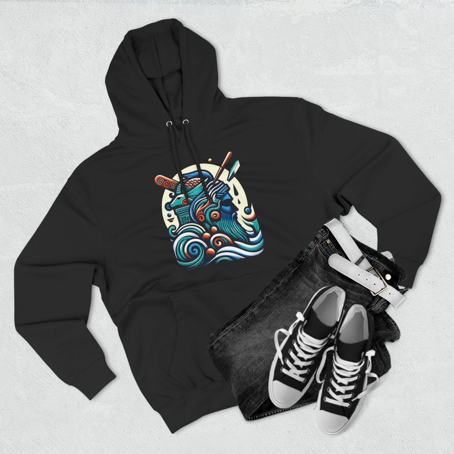 Enki: Sumerian Water Deity Hoodie