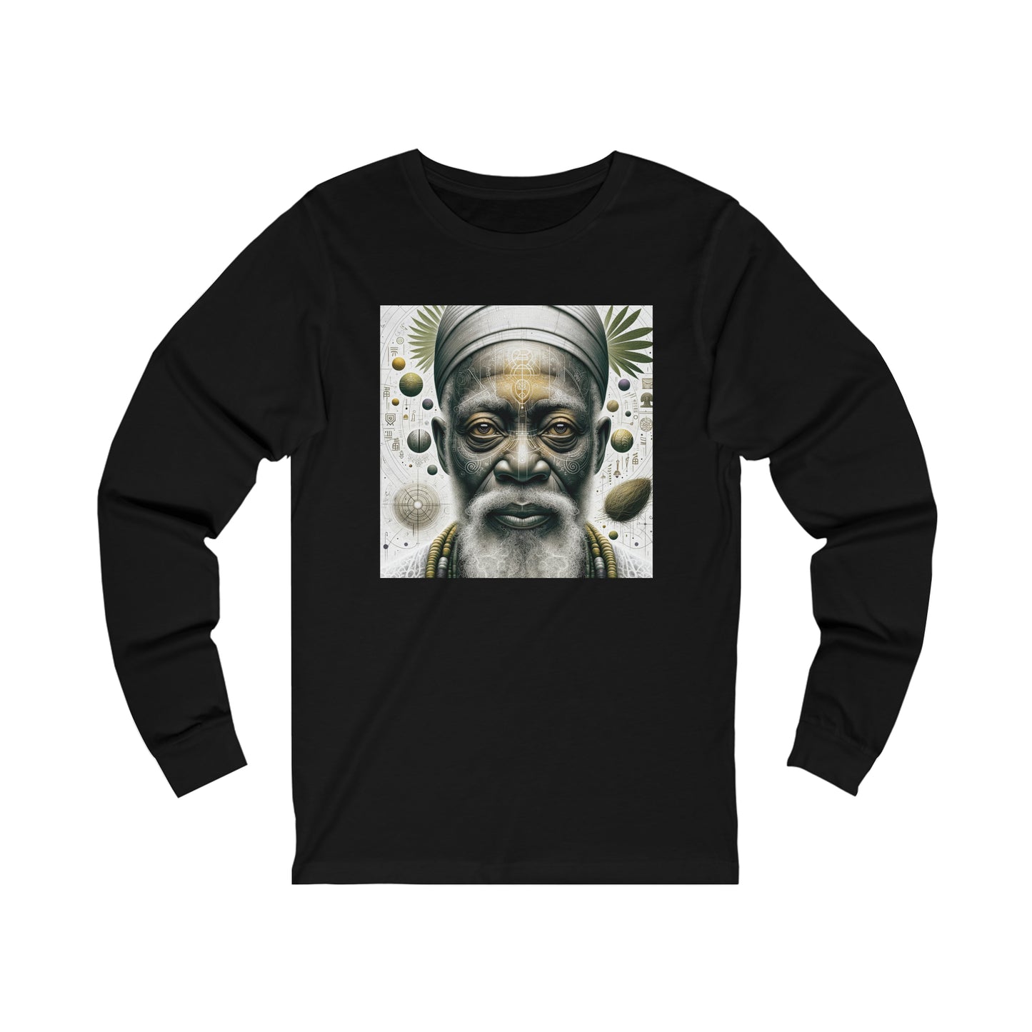 Orunmila: Yoruba God of Wisdom Long Sleeve Tee