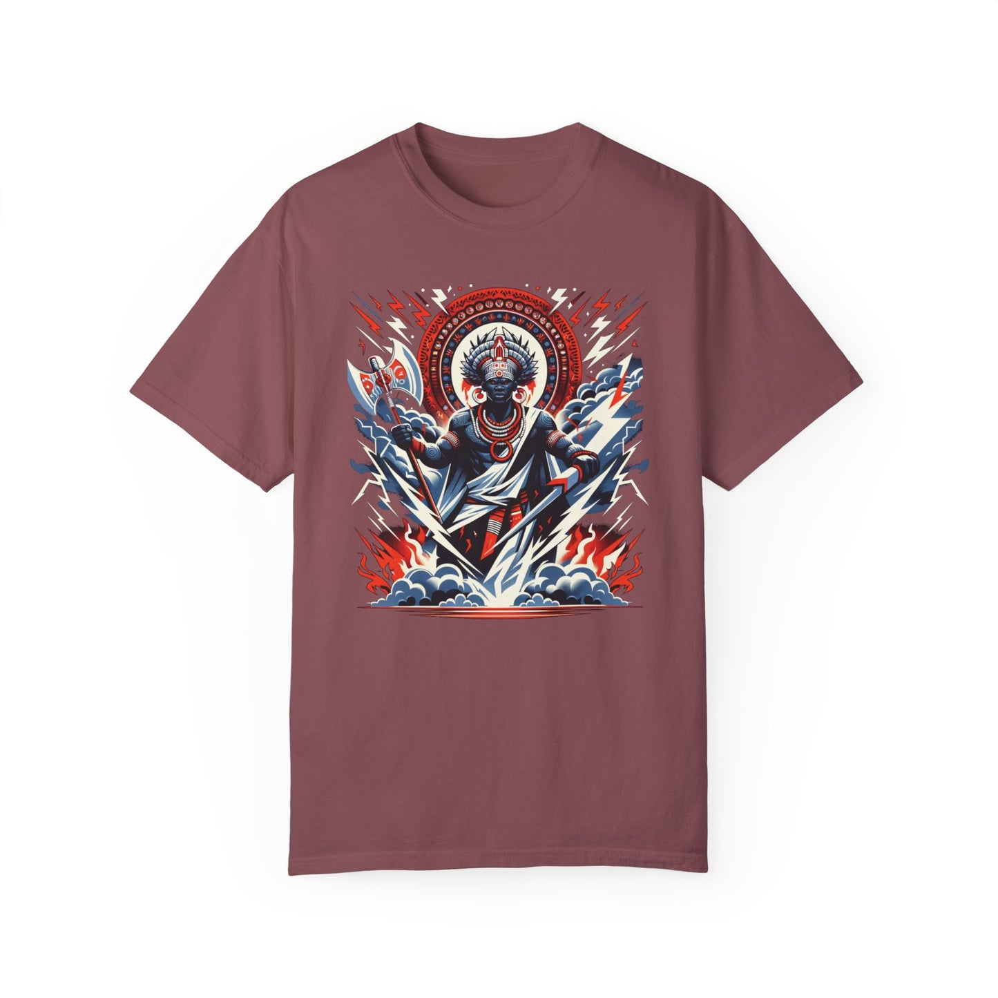 Sango: Yoruba God of Thunder and Lightning T-Shirt