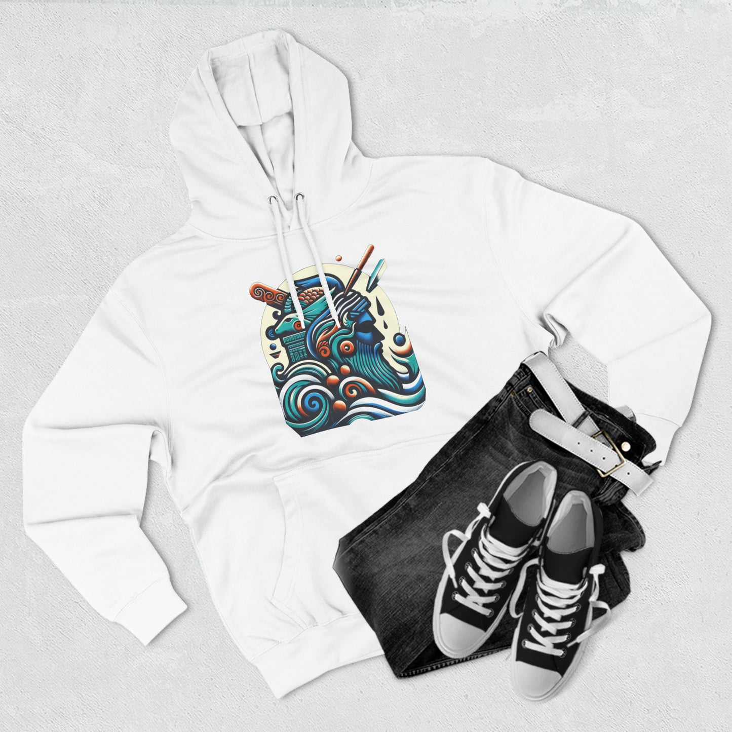 Enki: Sumerian Water Deity Hoodie