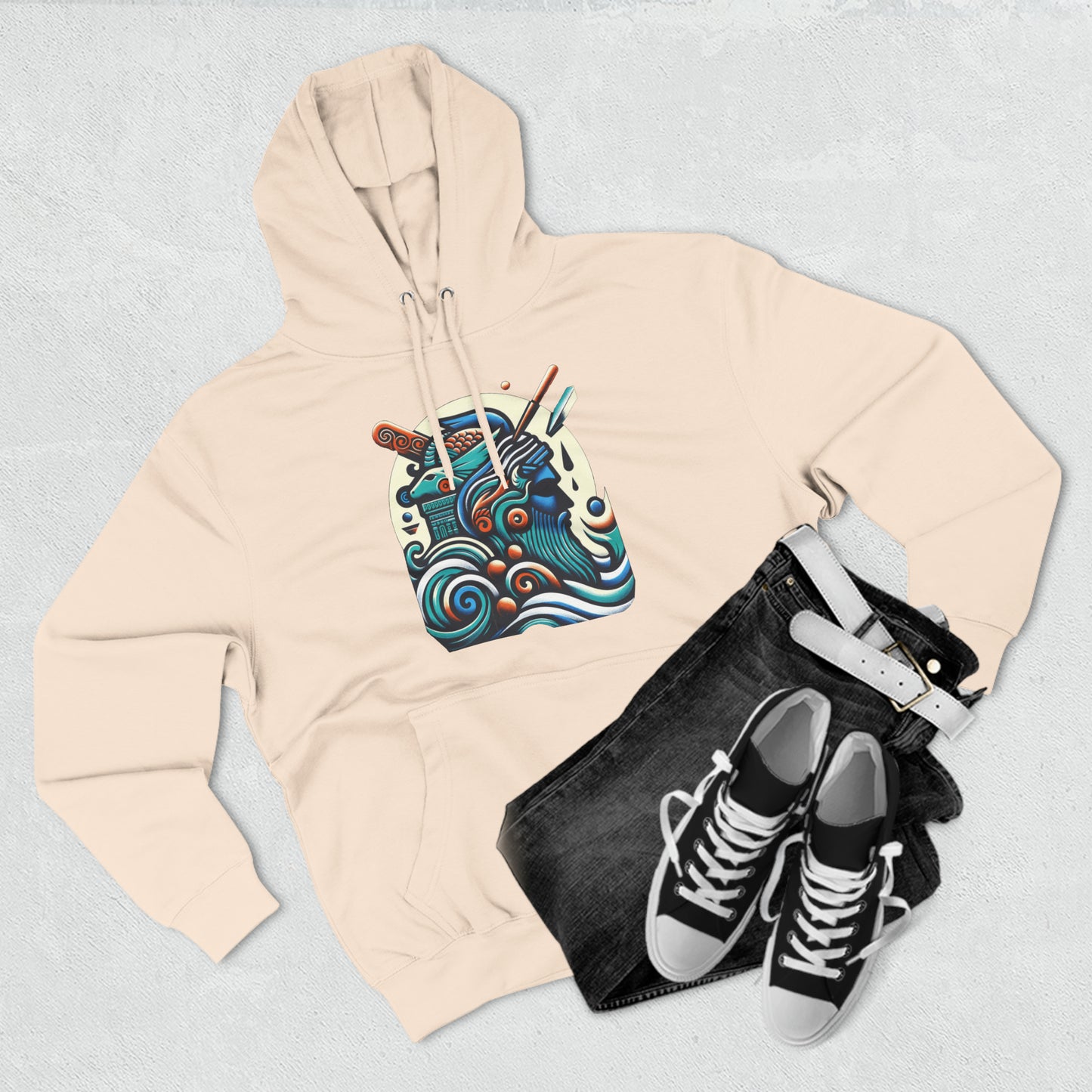 Enki: Sumerian Water Deity Hoodie