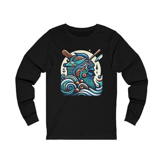 Enki: Sumerian Water Deity Long Sleeve Tee