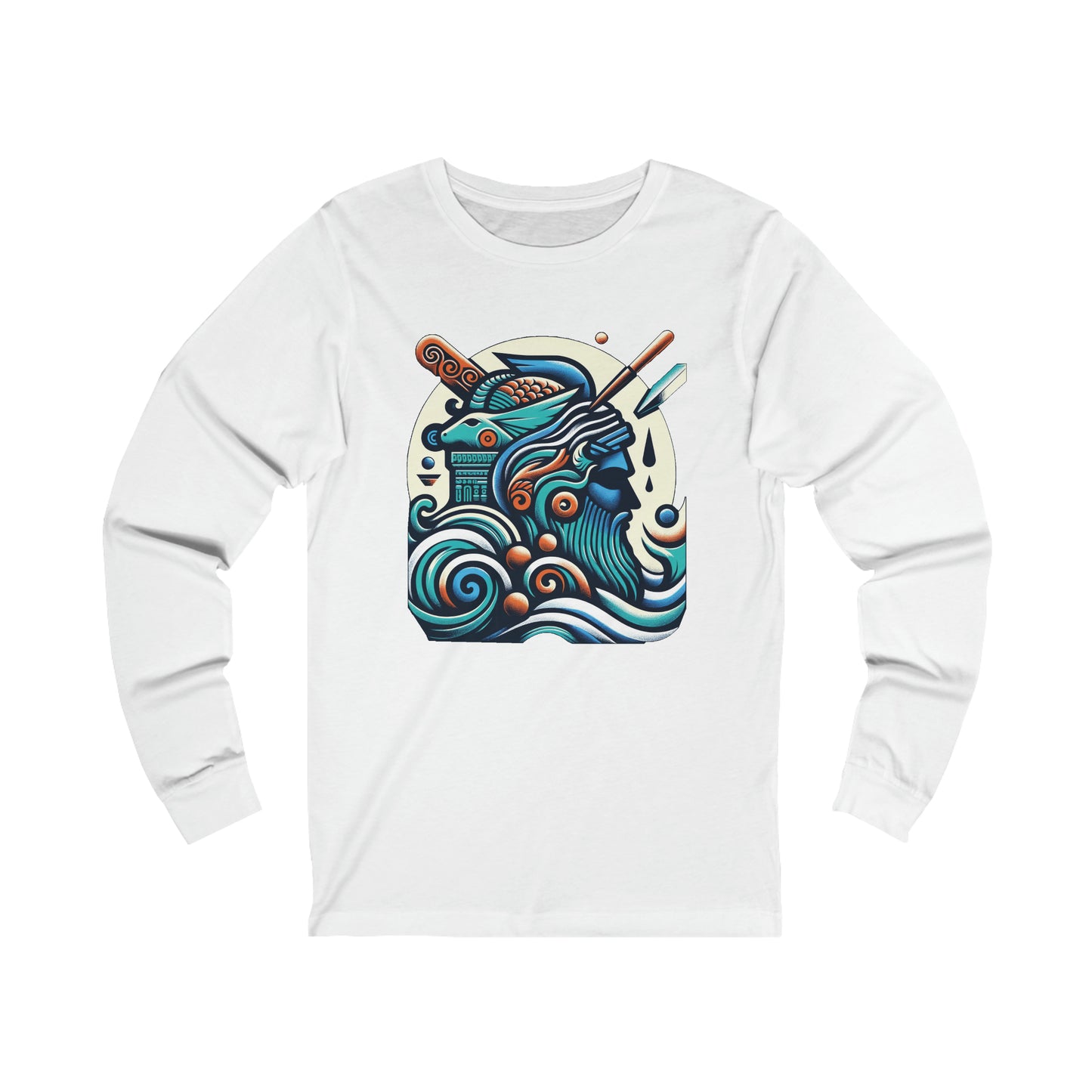 Enki: Sumerian Water Deity Long Sleeve Tee