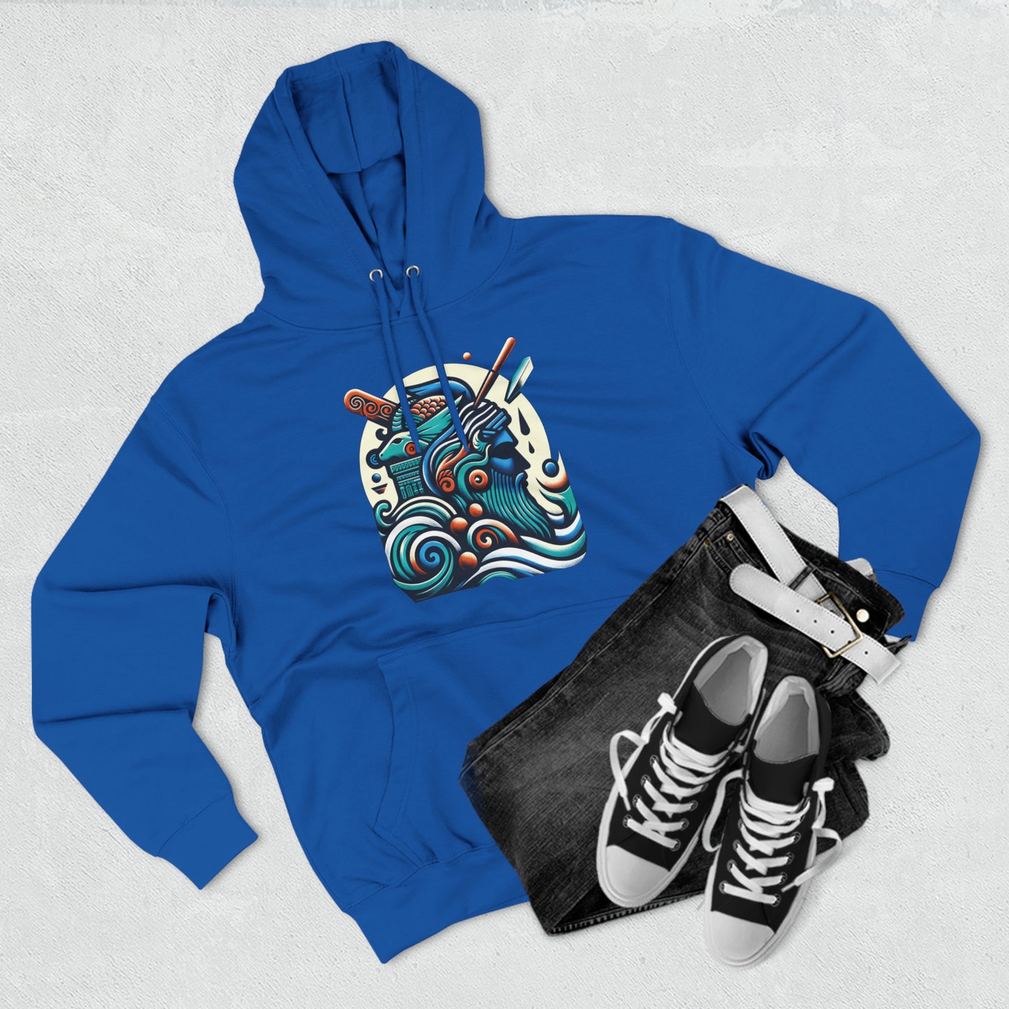 Enki: Sumerian Water Deity Hoodie