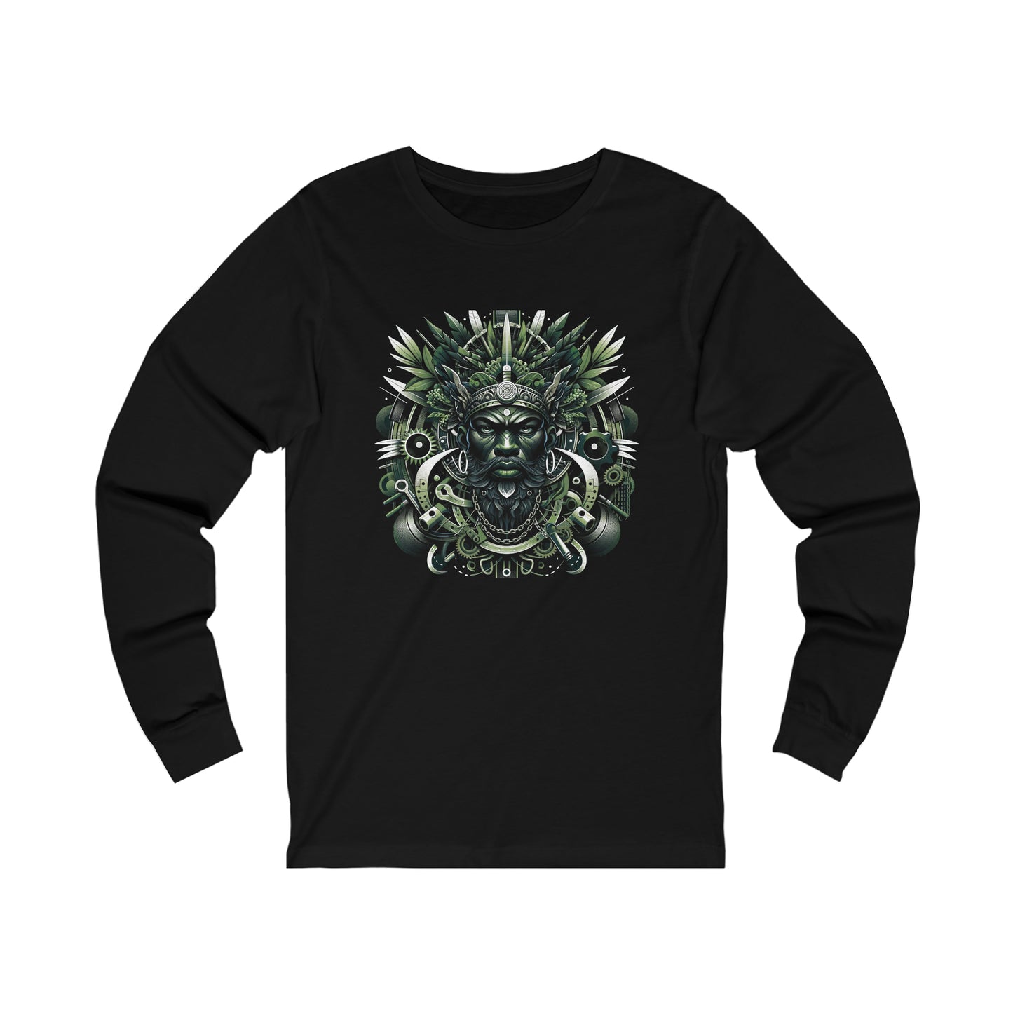 Ogun: Yoruba Patron of Hunters Long Sleeve Tee